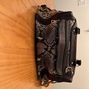 Rebecca Minkoff MAB bag in snakeskin (python?) print